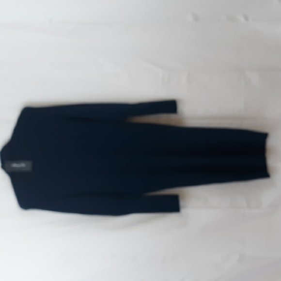 Ladies Anna Cai Navy Blue Sweater Dress - Picture 2 of 4
